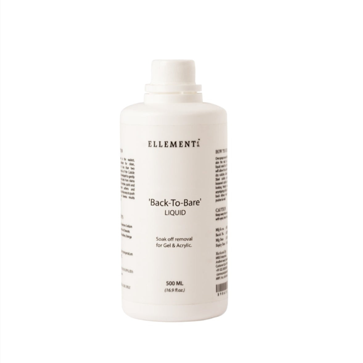 BACK-TO-BARE GEL REMOVER LIQUID