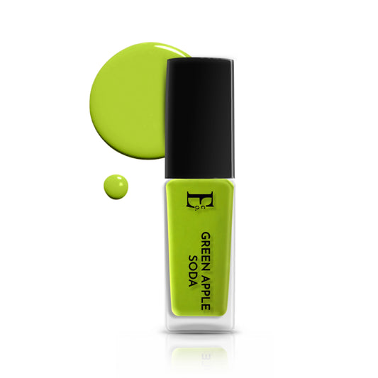 Green Apple Soda Vegan Nail Polish – Chip-Resistant, Non-Yellowing, Neon Finish, Gel-Like Shine, Long-Lasting 2