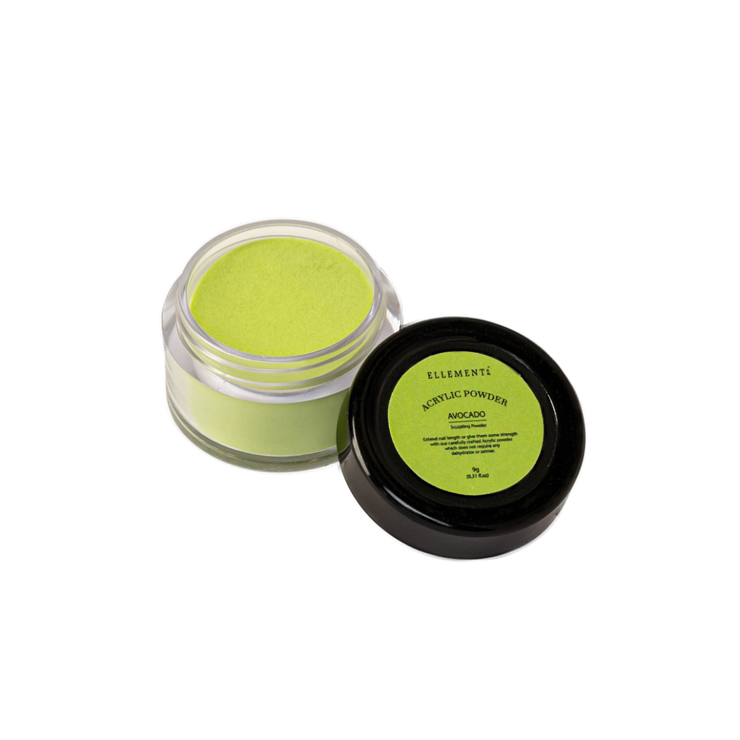 AVOCADO GREEN LEAF COLOURED ACRYLIC POWDER
