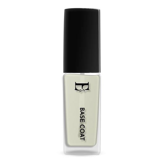 Base Coat Vegan Nail Polish – Long-Lasting Transparent Nail Primer, Protects Against Staining, For Fragile Nails