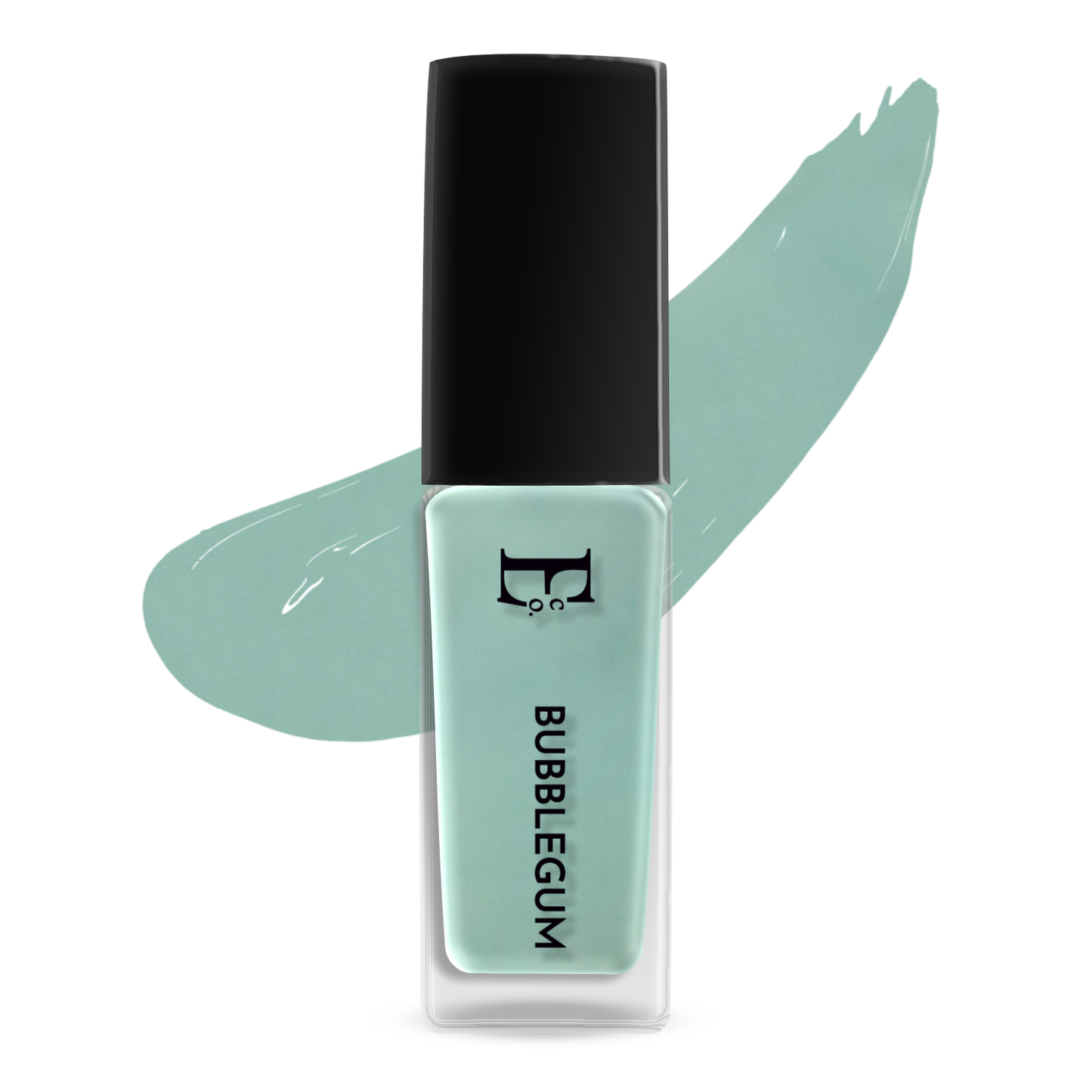 Bubblegum Vegan Nail Polish – Blue Pastel, Gel-Like, Chip-Resistant, Shiny Finish, Strengthens Nails