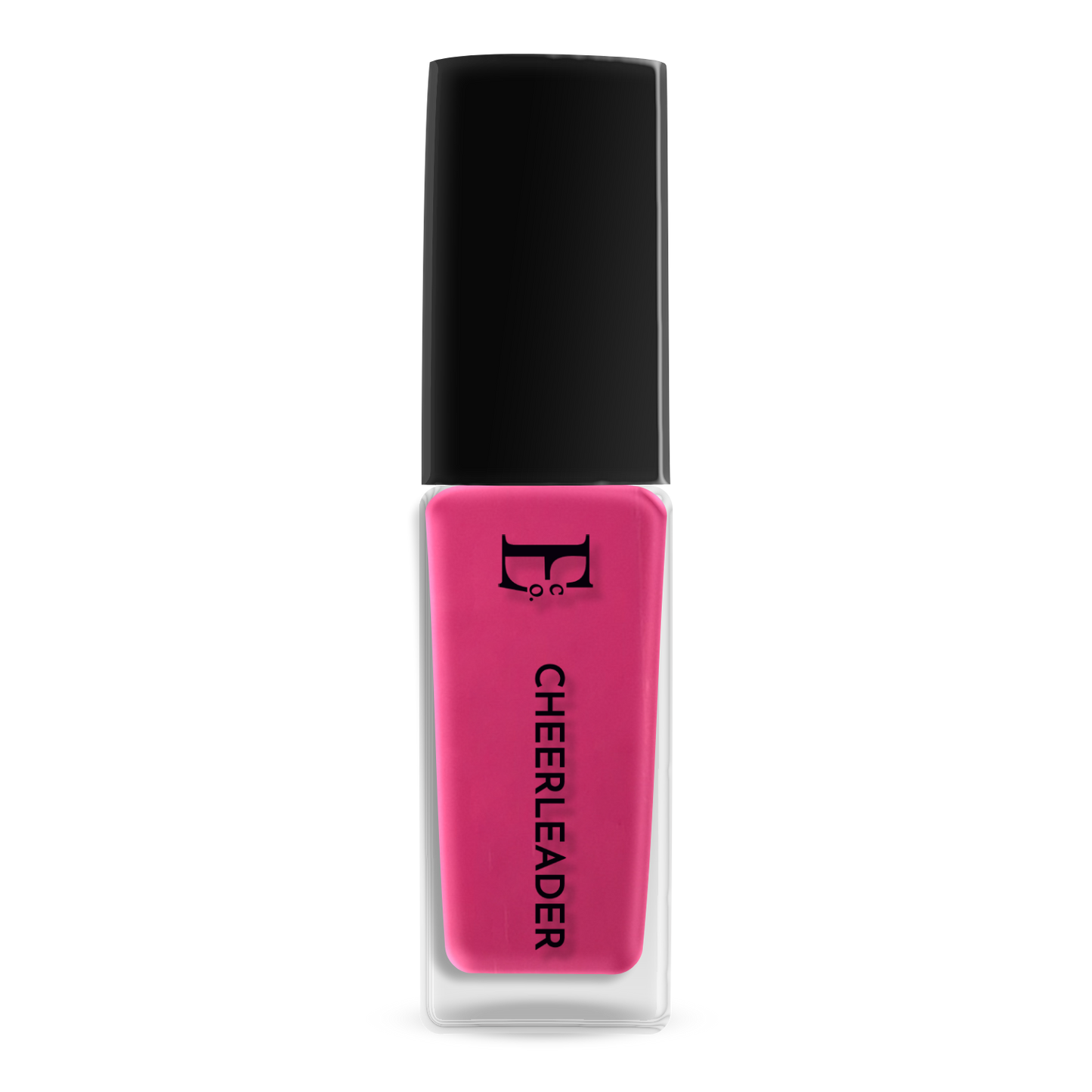 Cheerleader Vegan Nail Polish – Hot Pink, Chip-Resistant, Non-Yellowing, Long-Lasting, Gel-Like Shine