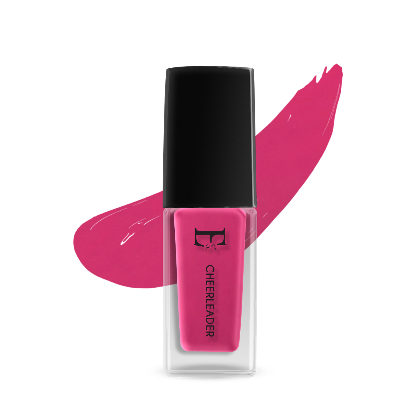 Cheerleader Vegan Nail Polish – Hot Pink, Chip-Resistant, Non-Yellowing, Long-Lasting, Gel-Like Shine