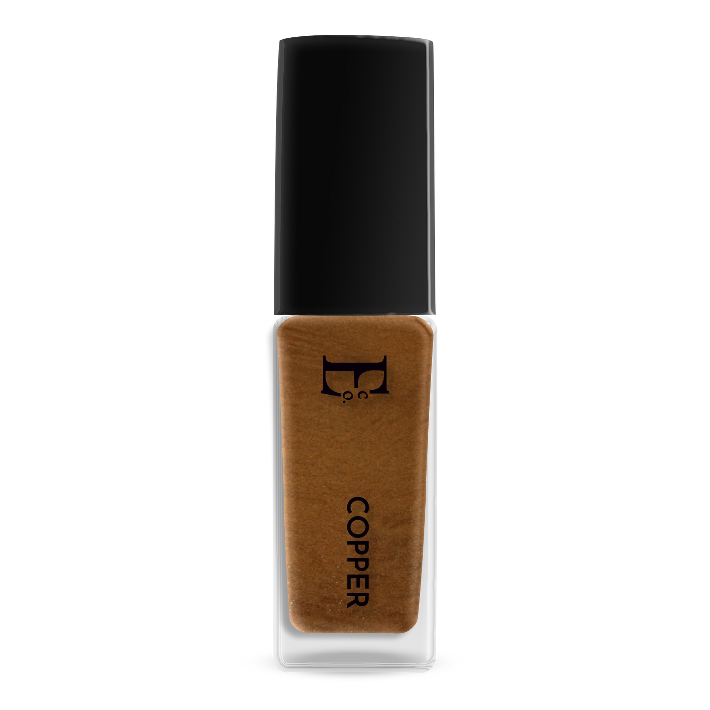 Copper Vegan Metallic Nail Polish – Chip-Resistant, Non-Yellowing, Gel-Like Shine, Long-Lasting