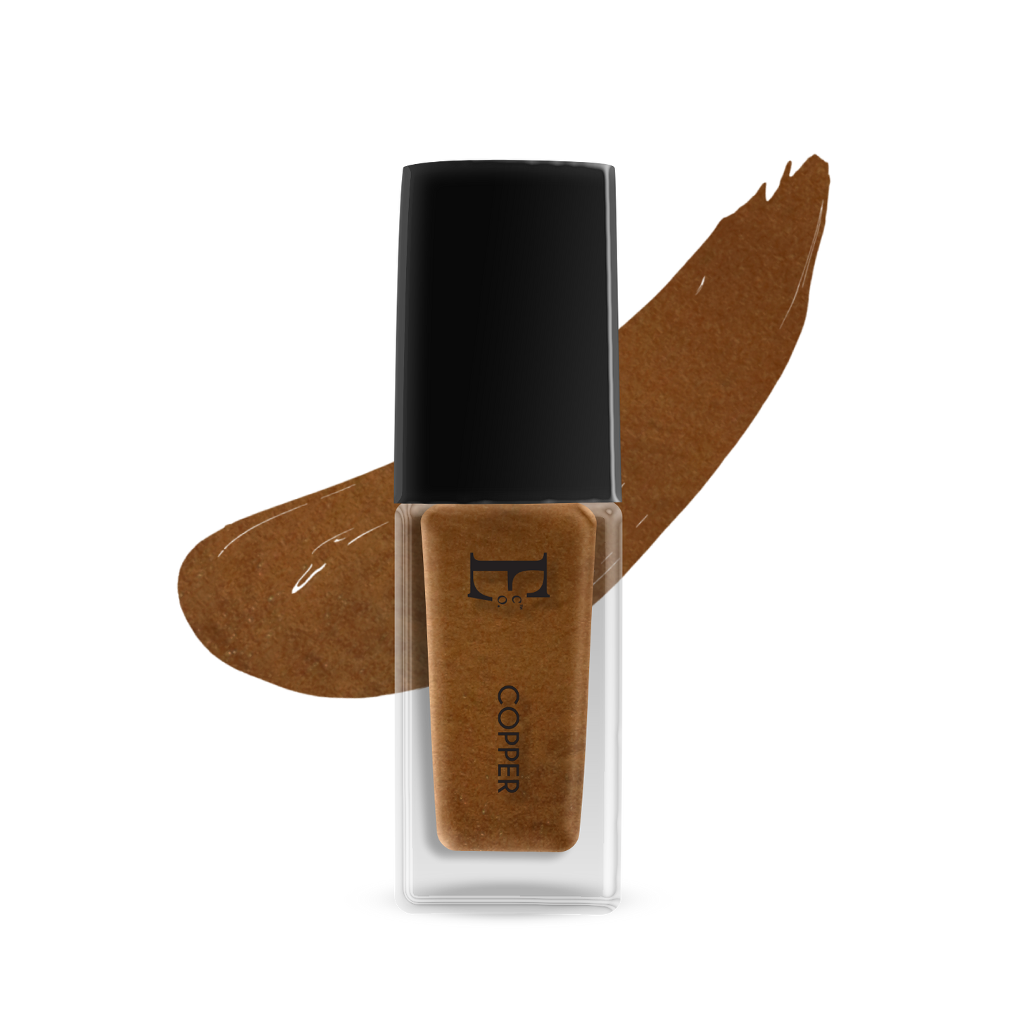 Copper Vegan Metallic Nail Polish – Chip-Resistant, Non-Yellowing, Gel-Like Shine, Long-Lasting