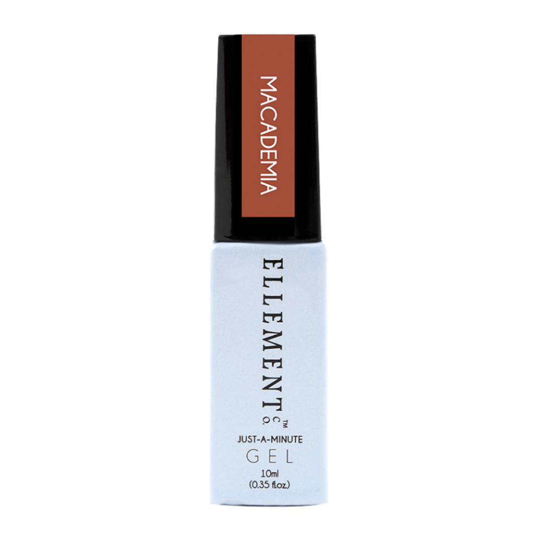 Macademia Gel Polish – Rustic Brown, Cozy Warm Shade, Streak-Free Application for Natural & Acrylic Nails