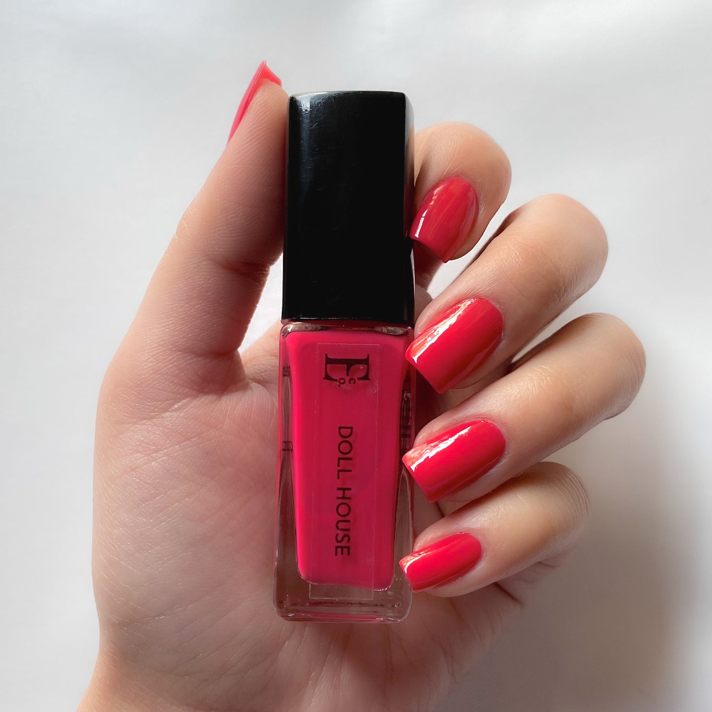 Doll House Vegan Pink Nail Polish – Chip-Resistant, Non-Yellowing, Gel-Like Shine, Long-Lasting