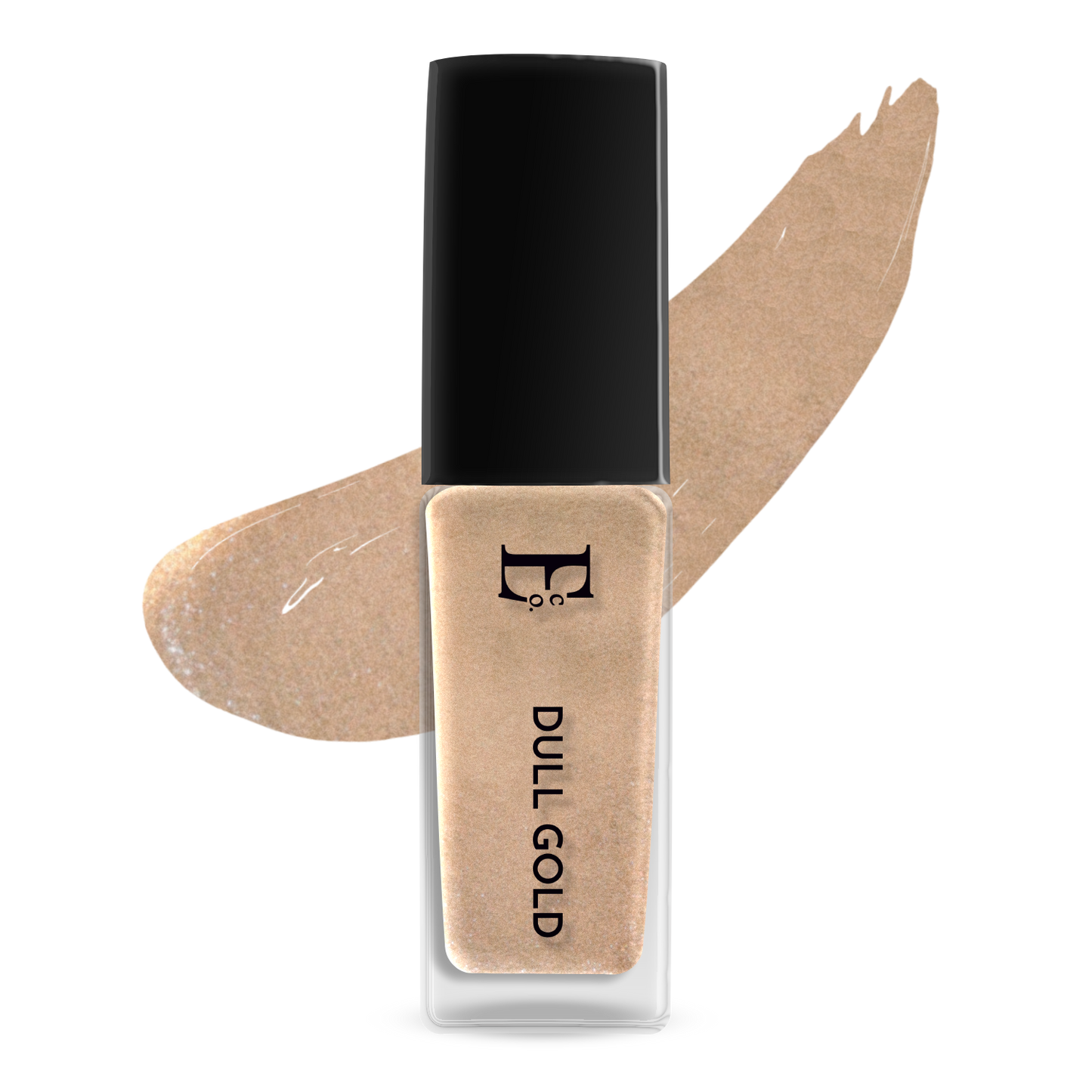 Dull Gold Vegan Nail Polish – Chip-Resistant, Metallic Shimmer, Gel-Like Shine, Long-Lasting