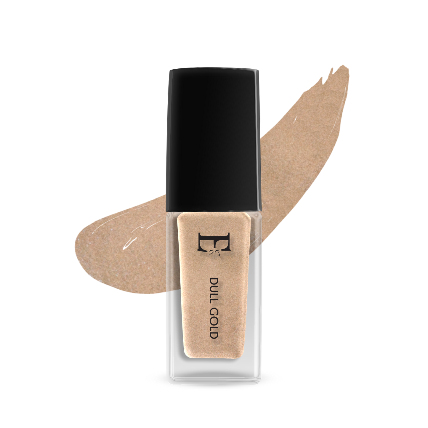 Dull Gold Vegan Nail Polish – Chip-Resistant, Metallic Shimmer, Gel-Like Shine, Long-Lasting