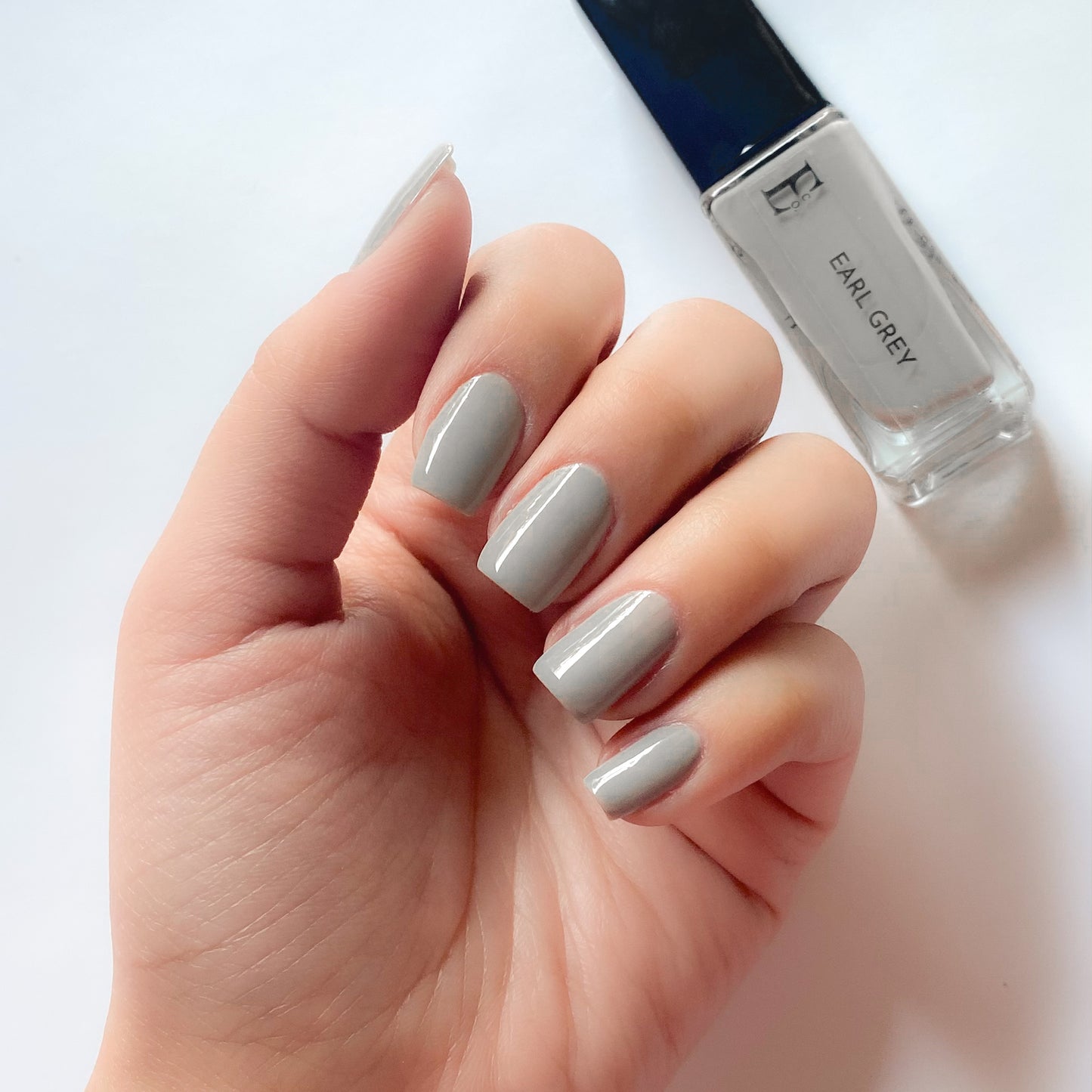 Earl Grey Vegan Nail Polish – Chip-Resistant, Non-Yellowing, Gel-Like Shine, Long-Lasting