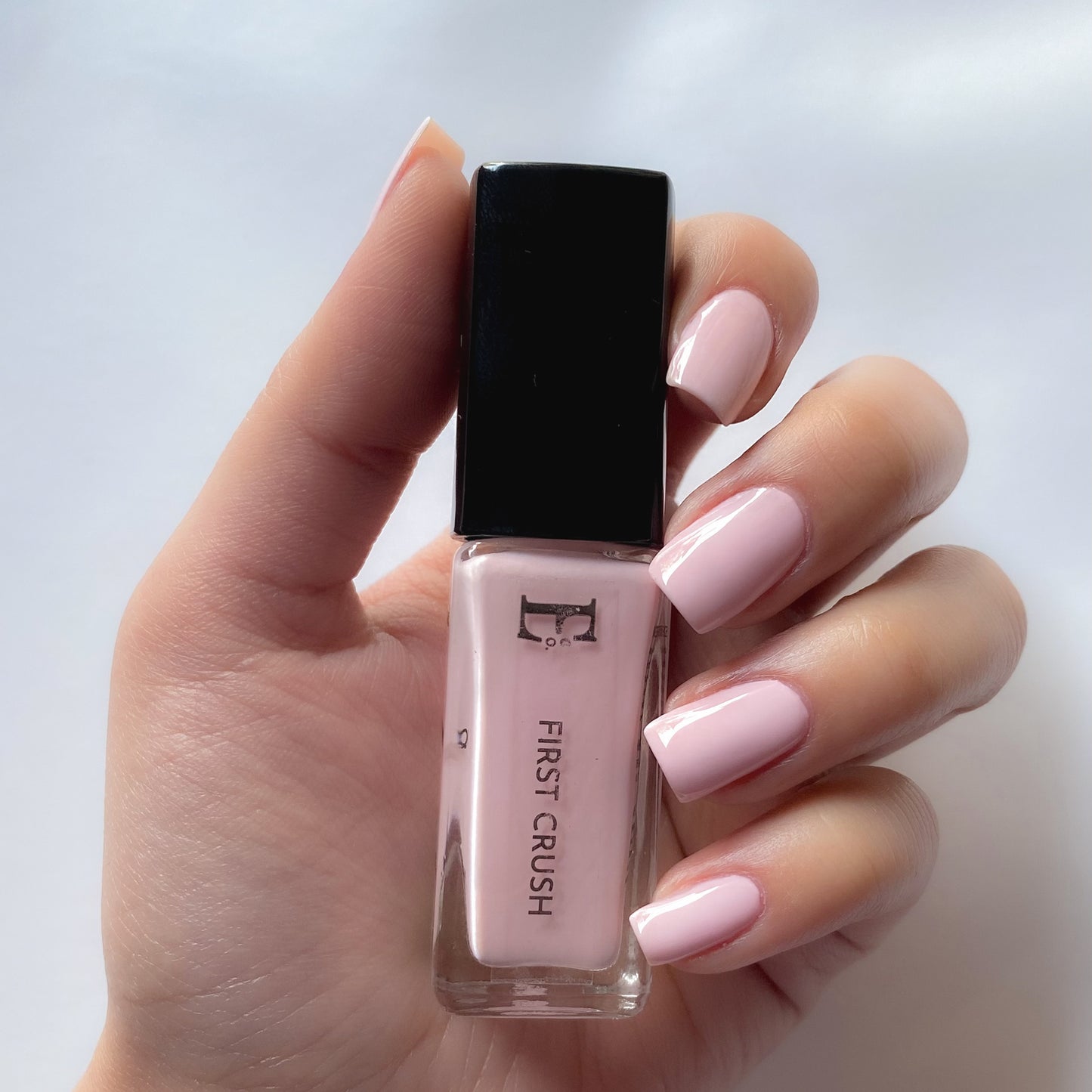 First Crush Vegan Pink Nail Polish – Chip-Resistant, Non-Yellowing, Matte Finish, Long-Lasting