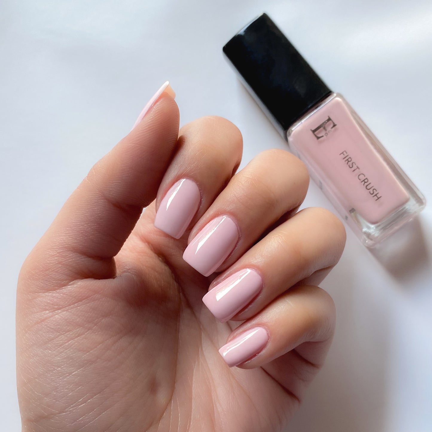 First Crush Vegan Pink Nail Polish – Chip-Resistant, Non-Yellowing, Matte Finish, Long-Lasting