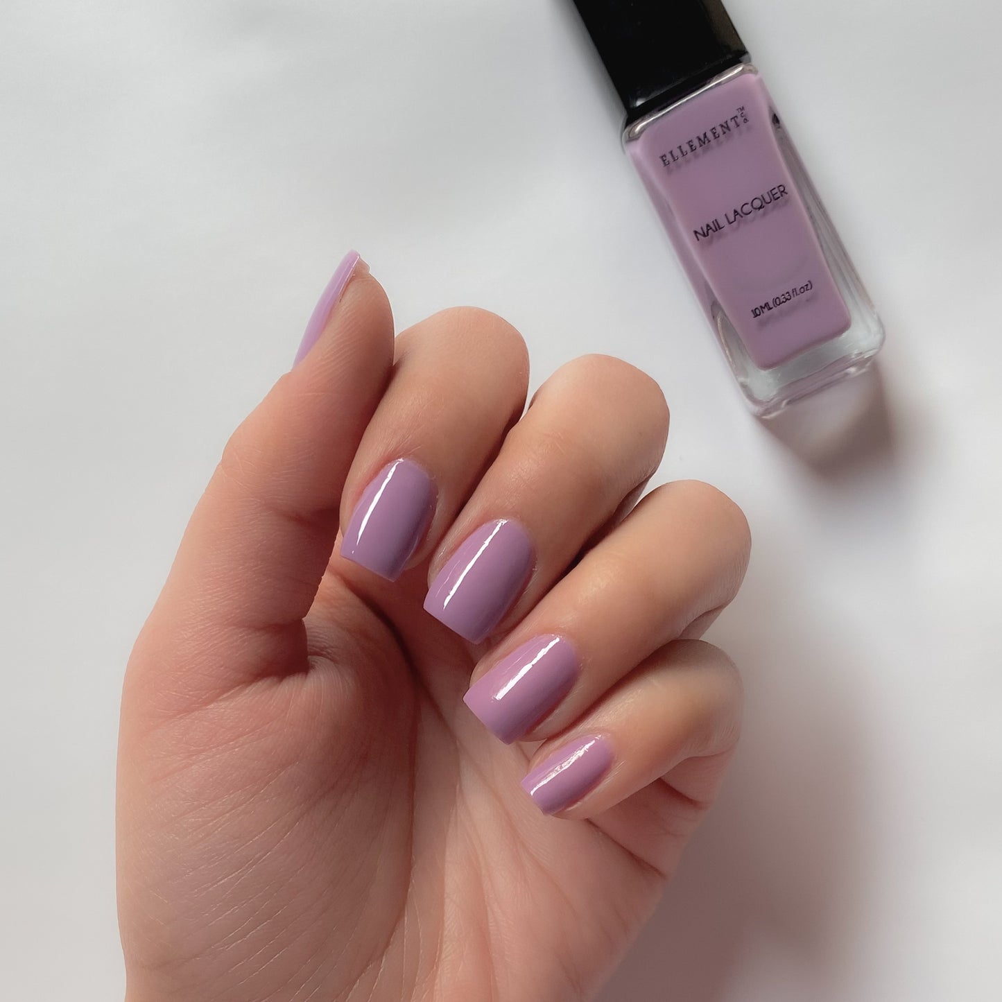 HI-Tea Vegan Lavender Nail Polish – Chip-Resistant, Non-Yellowing, Gel-Like Shine, Long-Lasting