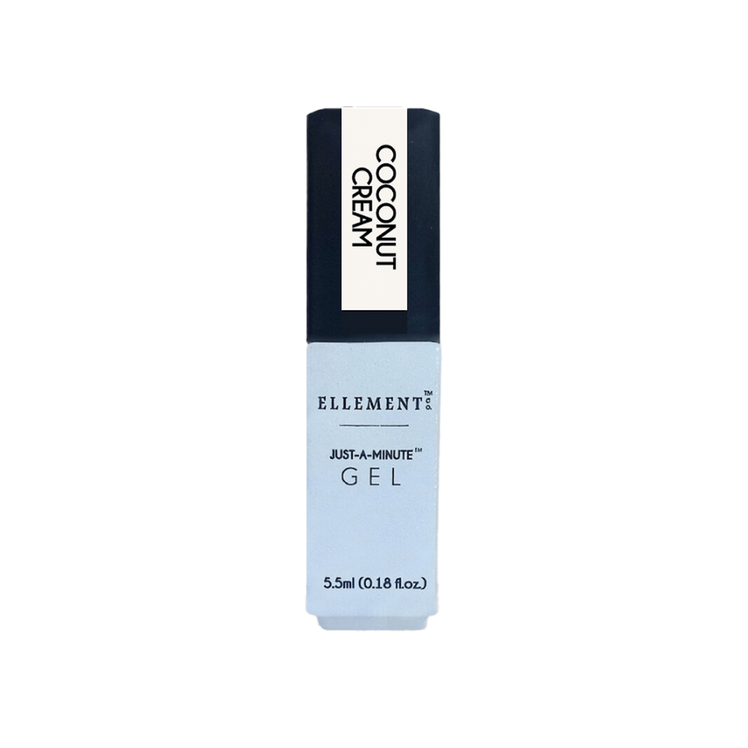 Coconut Cream Gel Polish – Soft Milky White Sheer Nail Gel, Natural Look, Streak-Free, For All Nail Types