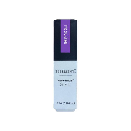 Monster Gel Polish – Bold Purple Nail Gel, Streak-Free Round Brush, Suitable for Natural & Acrylic Nails