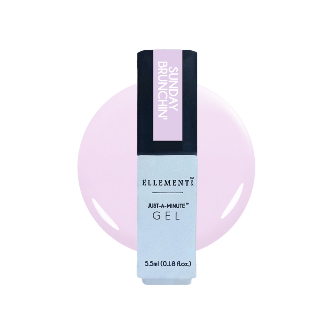 Sunday Brunchin’ Gel Polish – Soft Pastel Lavender, Streak-Free Brush, Long-Lasting on Natural & Acrylic Nails