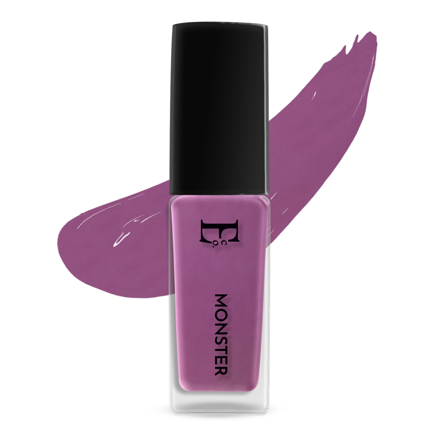 Monster Vegan Purple Nail Polish – Chip-Resistant, Non-Yellowing, Gel-Like Shine, Long-Lasting, Neon