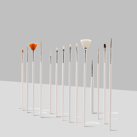 Nail Brush Set - Pro (Set of 15)