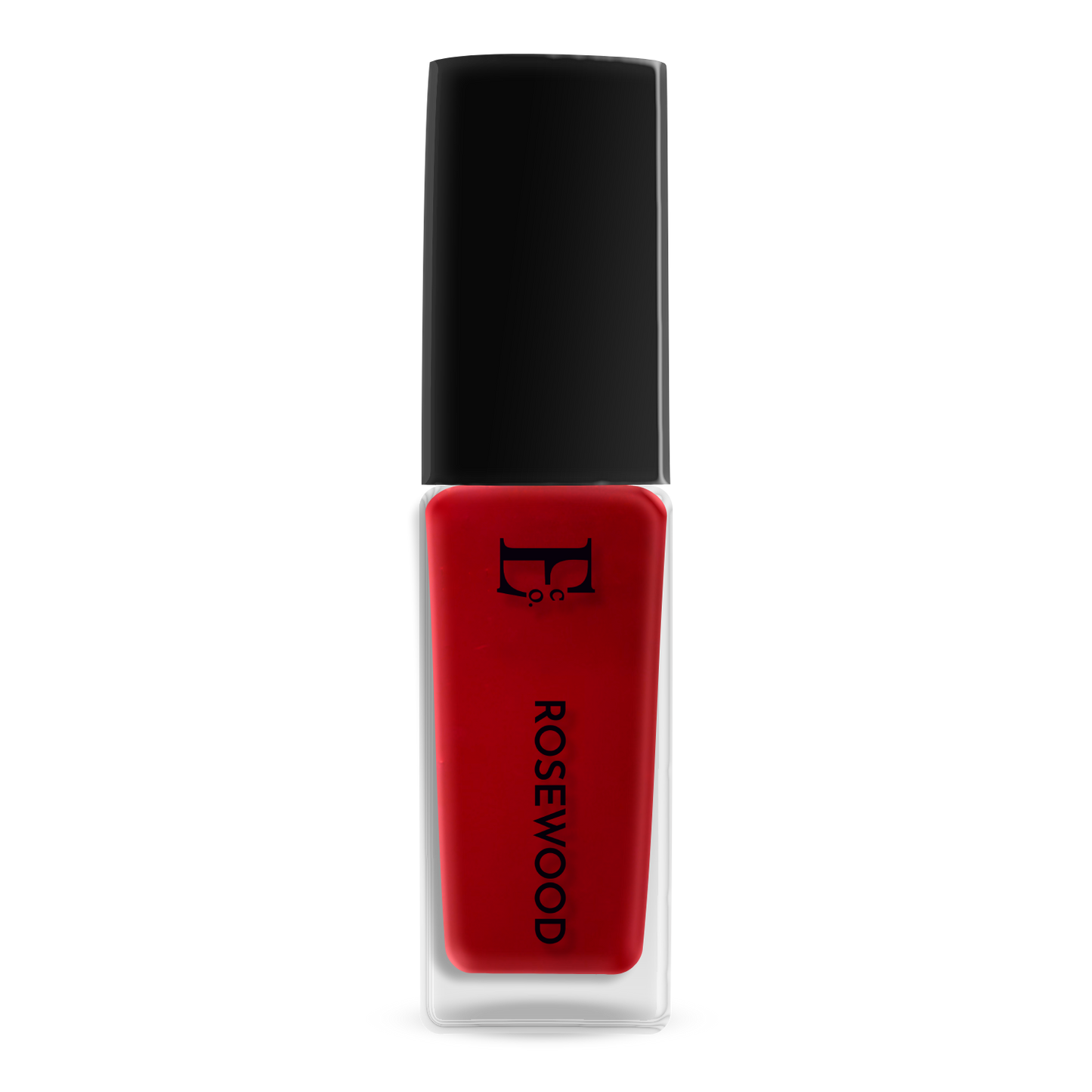 Rosewood Vegan Dark Red Nail Polish – Chip-Resistant, Non-Yellowing, Gel-Like Shine, Long-Lasting