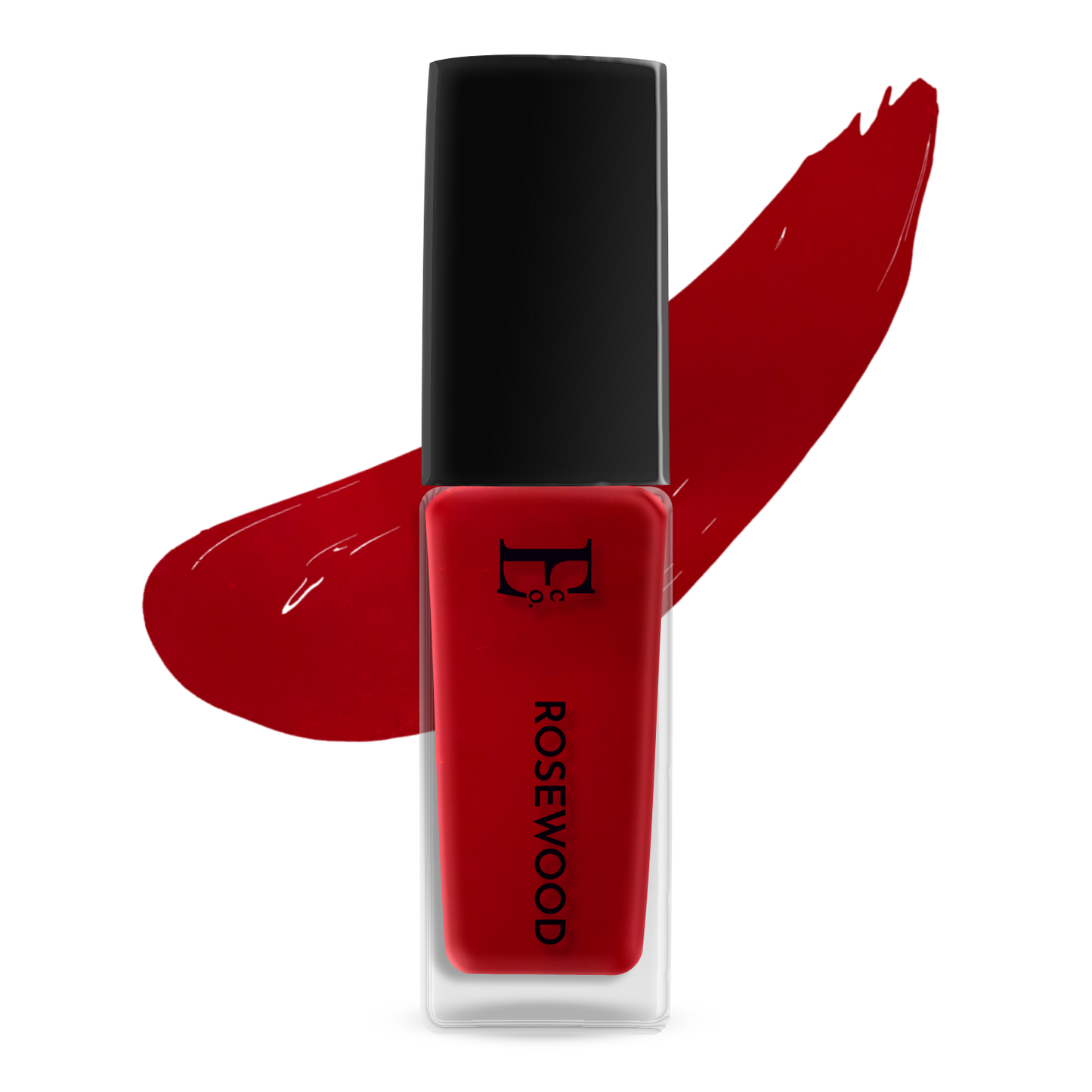 Rosewood Vegan Dark Red Nail Polish – Chip-Resistant, Non-Yellowing, Gel-Like Shine, Long-Lasting