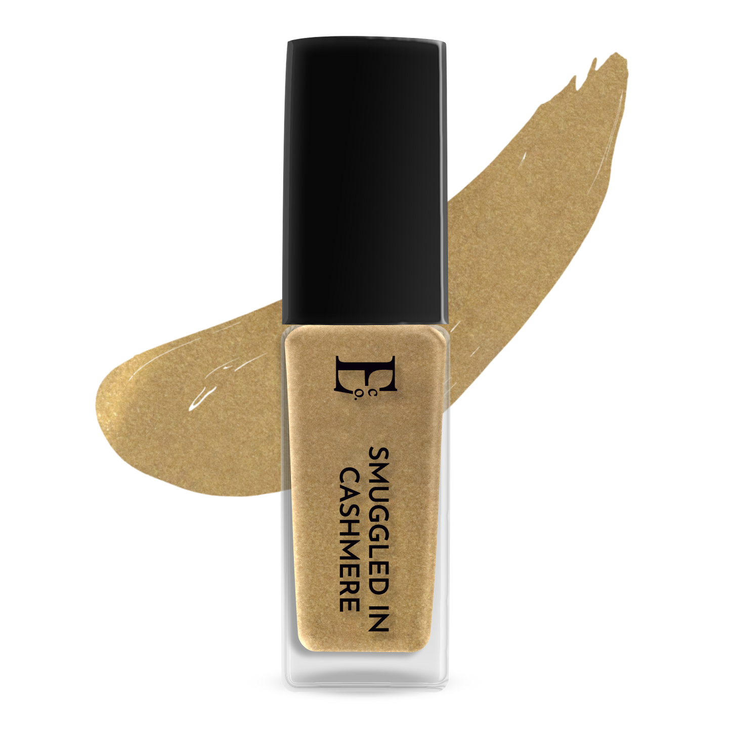 Snuggled in Cashmere Vegan Metallic Gold Nail Polish – Shimmer Finish, Long-Lasting, Gel-Like