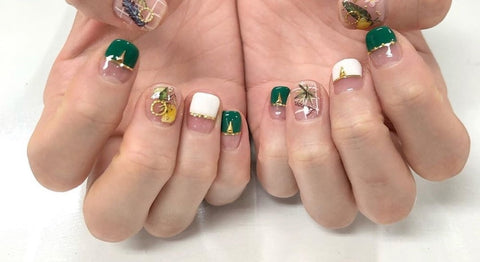 Tropical Breeze Nail Art Stickers
