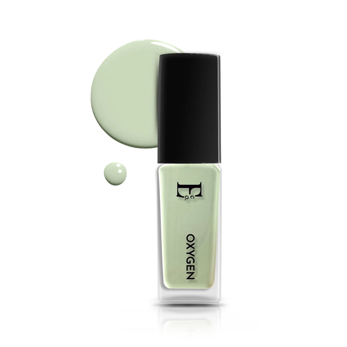Oxygen Vegan Light Green Nail Polish – Chip-Resistant, Non-Yellowing, Gel-Like Shine, Long-Lasting 2