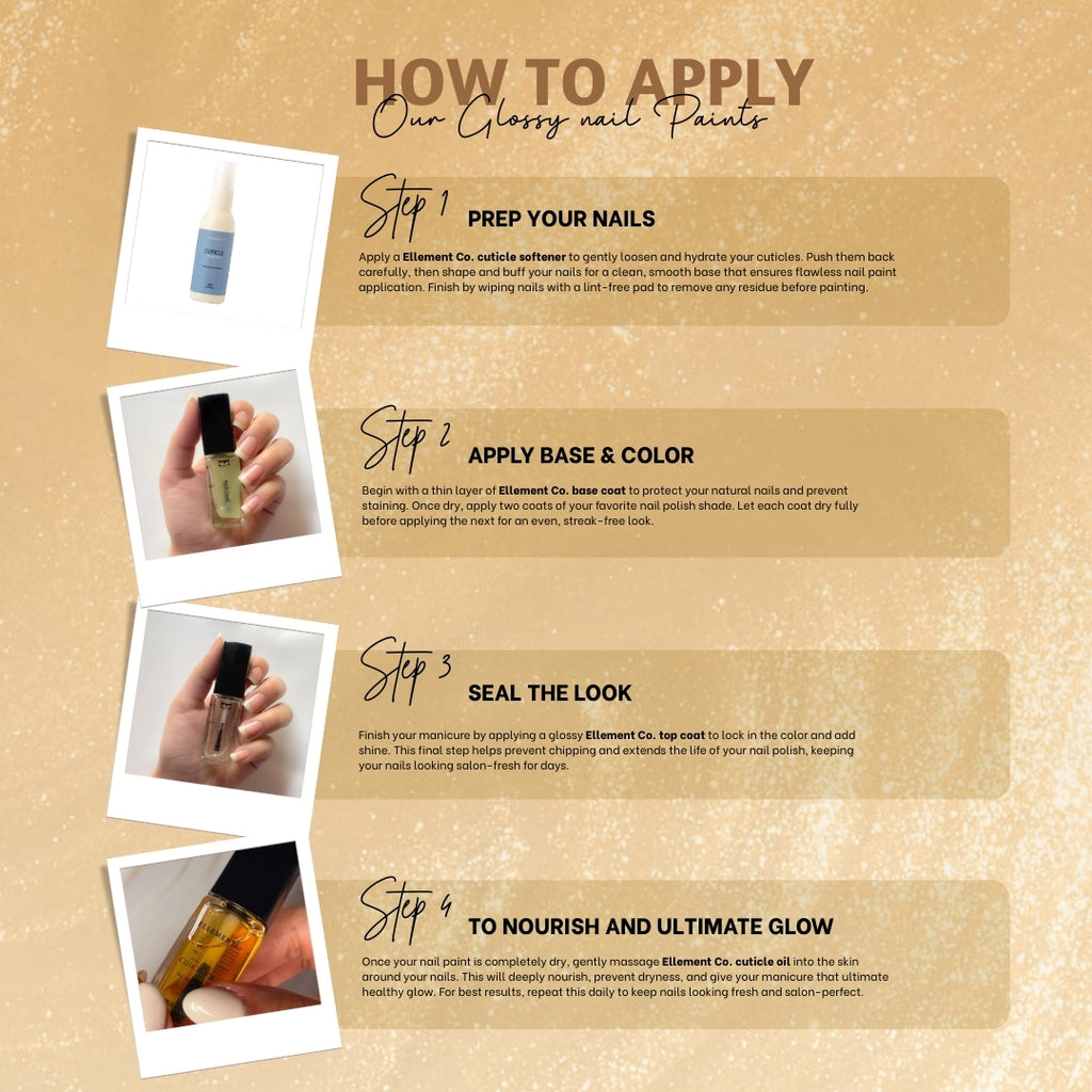 Copper Vegan Metallic Nail Polish – Chip-Resistant, Non-Yellowing, Gel-Like Shine, Long-Lasting