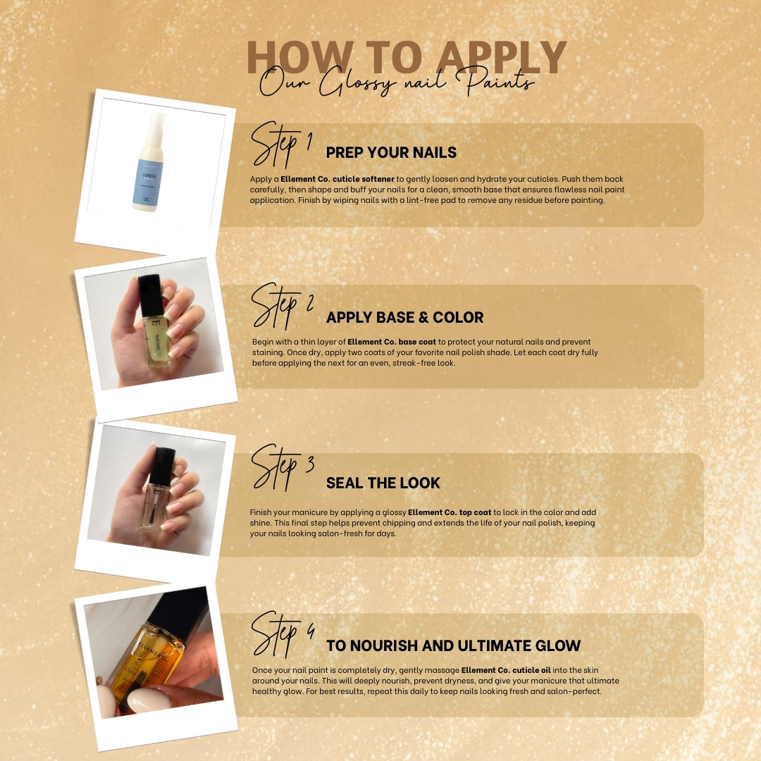 Copper Vegan Metallic Nail Polish – Chip-Resistant, Non-Yellowing, Gel-Like Shine, Long-Lasting