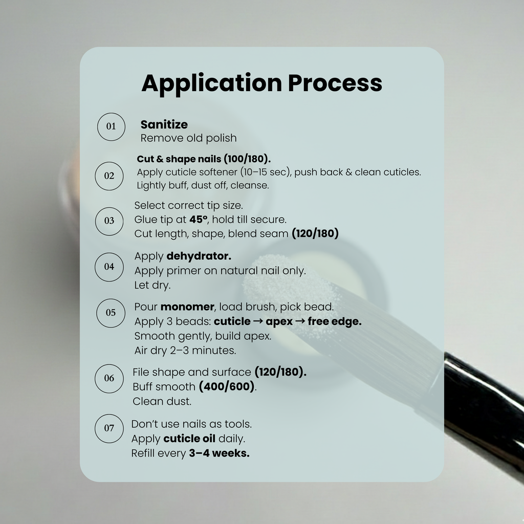 Dusty Pink Acrylic Powder for Nails – Perfect for Nail Extensions, Overlays & Professional Nail Art Designs