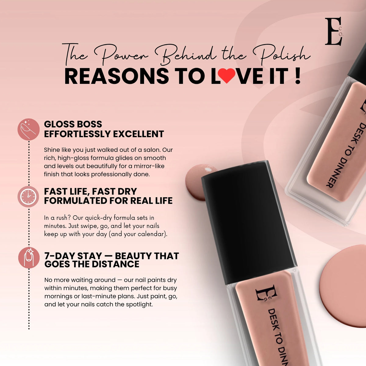Desk to Dinner Vegan Nail Polish 5ml