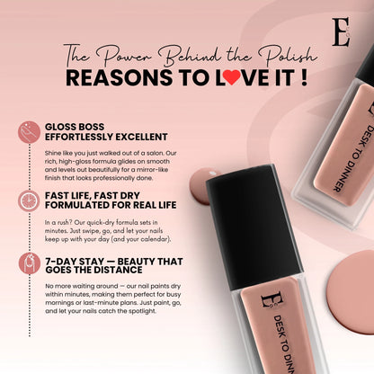 Desk to Dinner Vegan Nail Polish 5ml