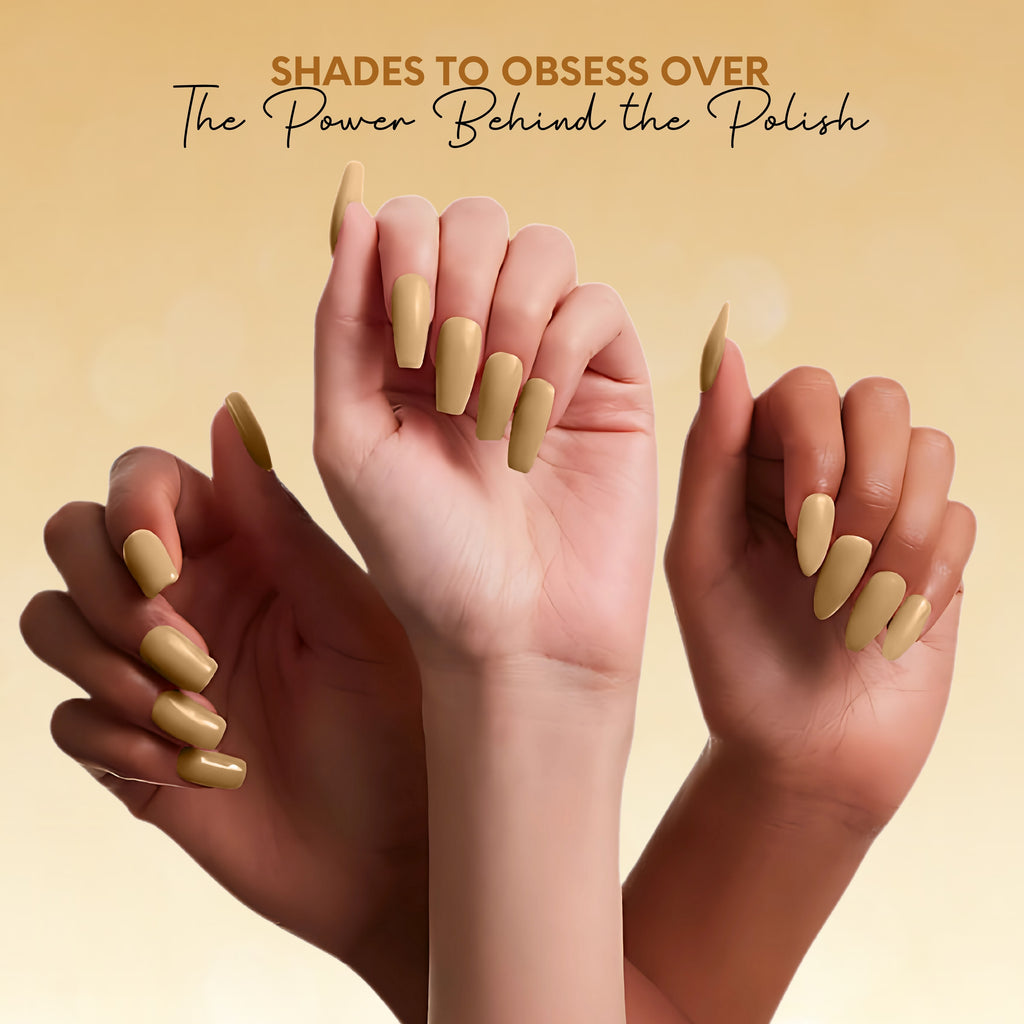 Board Room Queen Vegan Nail Polish – Nude Brown, Gel-Like Finish, Chip-Resistant, Non-Yellowing, Long-Lasting Shine