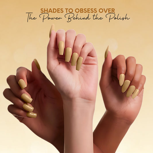 Board Room Queen Vegan Nail Polish – Nude Brown, Gel-Like Finish, Chip-Resistant, Non-Yellowing, Long-Lasting Shine