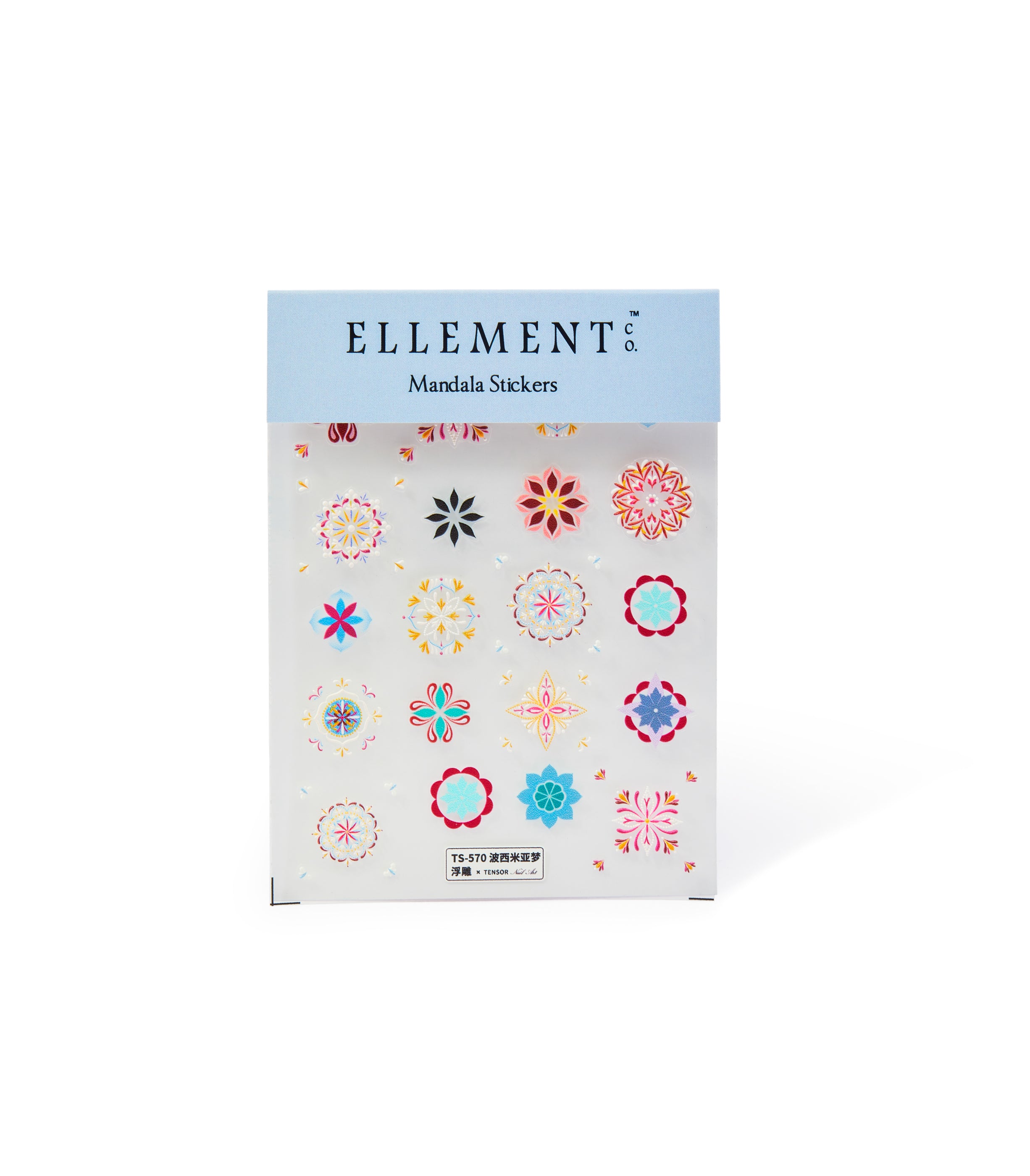 Mandala Nail Art Stickers – 20 Unique Designs for Gel & Regular Polish, Easy DIY Nail Decoration