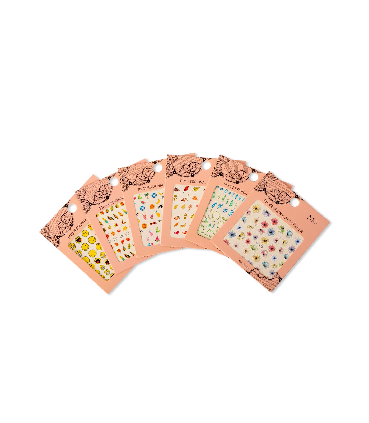 Water Decals for Nails, Mixed Designs for Gel & Regular Polish – Set of 2