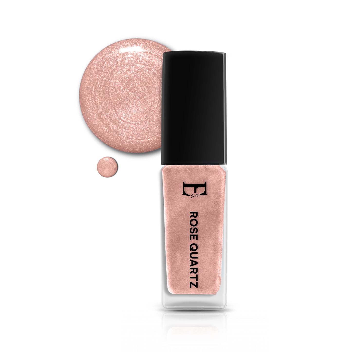 ROSE QUARTZ Vegan Nail Polish, Peach Color -10 Ml