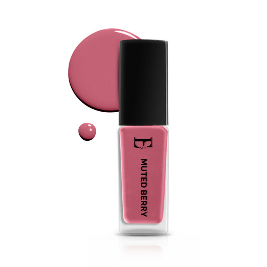 MUTED BERRY Vegan Nail Polish, Dusky Berry Color - 10 Ml