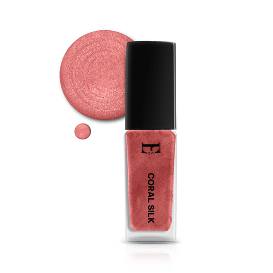 CORAL SILK Vegan Nail Polish, Coral Color -10 Ml 1