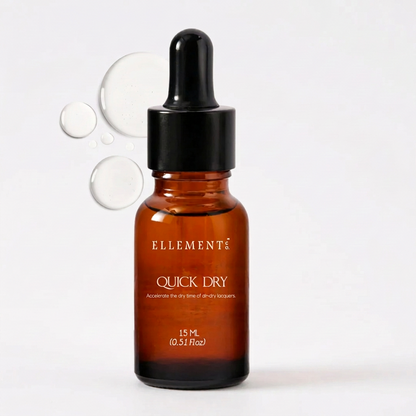 Ellement Co. Quick Dry Nail Drops – Fast-Drying, Smudge-Free Polish Accelerator, 15ML