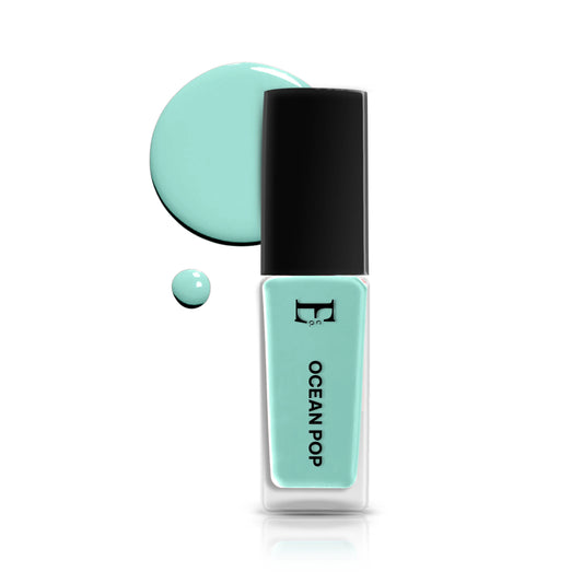 OCEAN POP Vegan Nail Polish, Mint Green Color -10 Ml 1