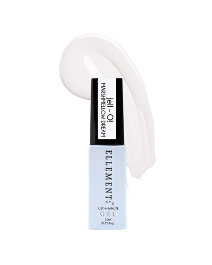 Jell-O! Marshmallow Dream Builder in a Bottle – Nail Strengthener & Flexibility Booster for Gel Polish, Builder Gel & Acrylic Powder – Chip-Resistant Overlay Formula
