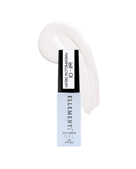 Jell-O! Marshmallow Dream Builder in a Bottle – Nail Strengthener & Flexibility Booster for Gel Polish, Builder Gel & Acrylic Powder – Chip-Resistant Overlay Formula