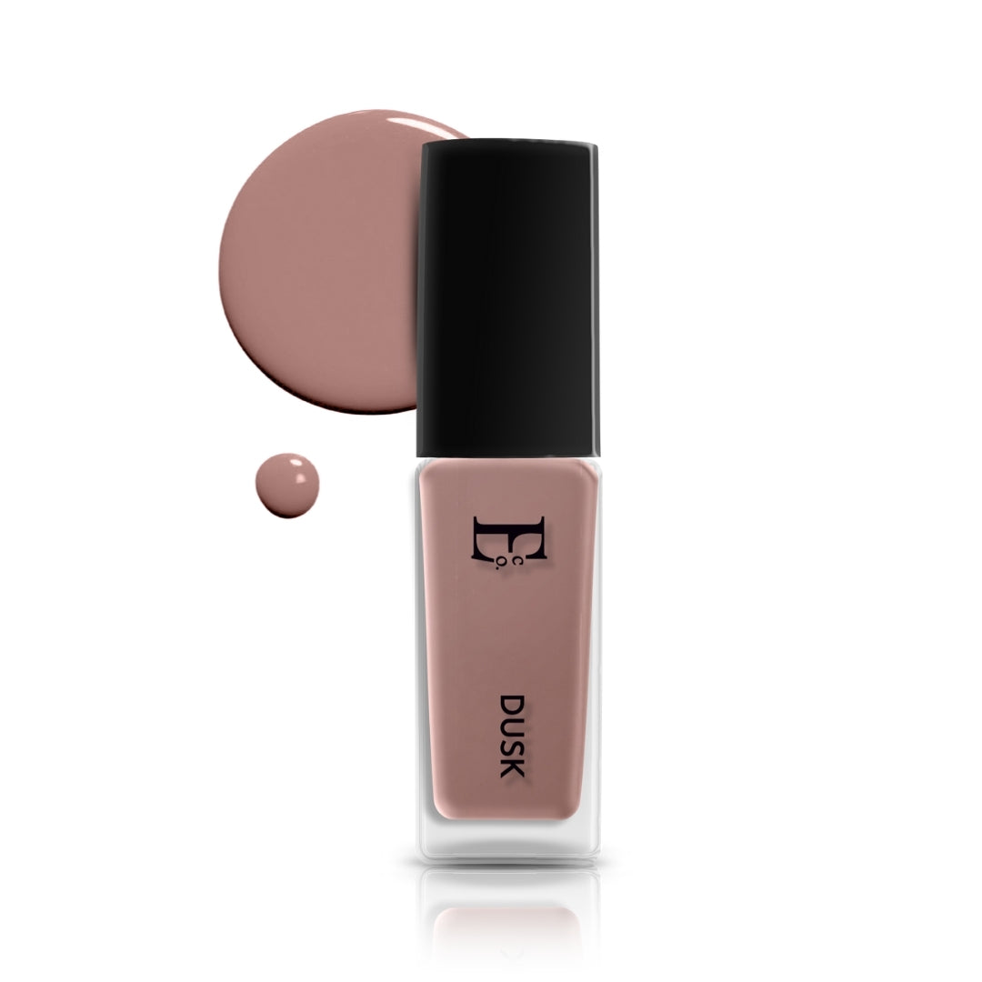 Dusk Vegan Nude Nail Polish – Chip-Resistant, Non-Yellowing, Gel-Like Shine, Long-Lasting