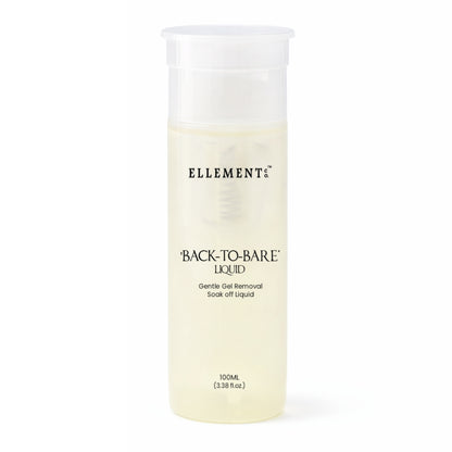 Back-To-Bare Gel Remover Liquid – Gentle Nail Gel & Gel Extension Remover, Safe & Non-Drying