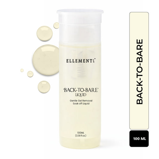 Back-To-Bare Gel Remover Liquid – Gentle Nail Gel & Gel Extension Remover, Safe & Non-Drying