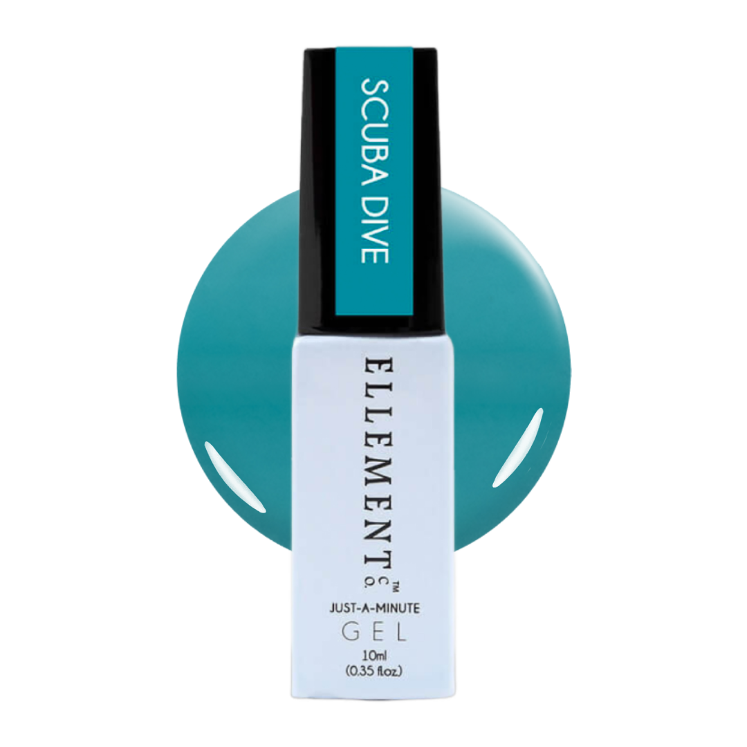 Scuba Dive Gel Polish, Turquoise Blue-Green Nail Color – Vibrant, Long-Lasting, Streak-Free Finish for All Nail Types