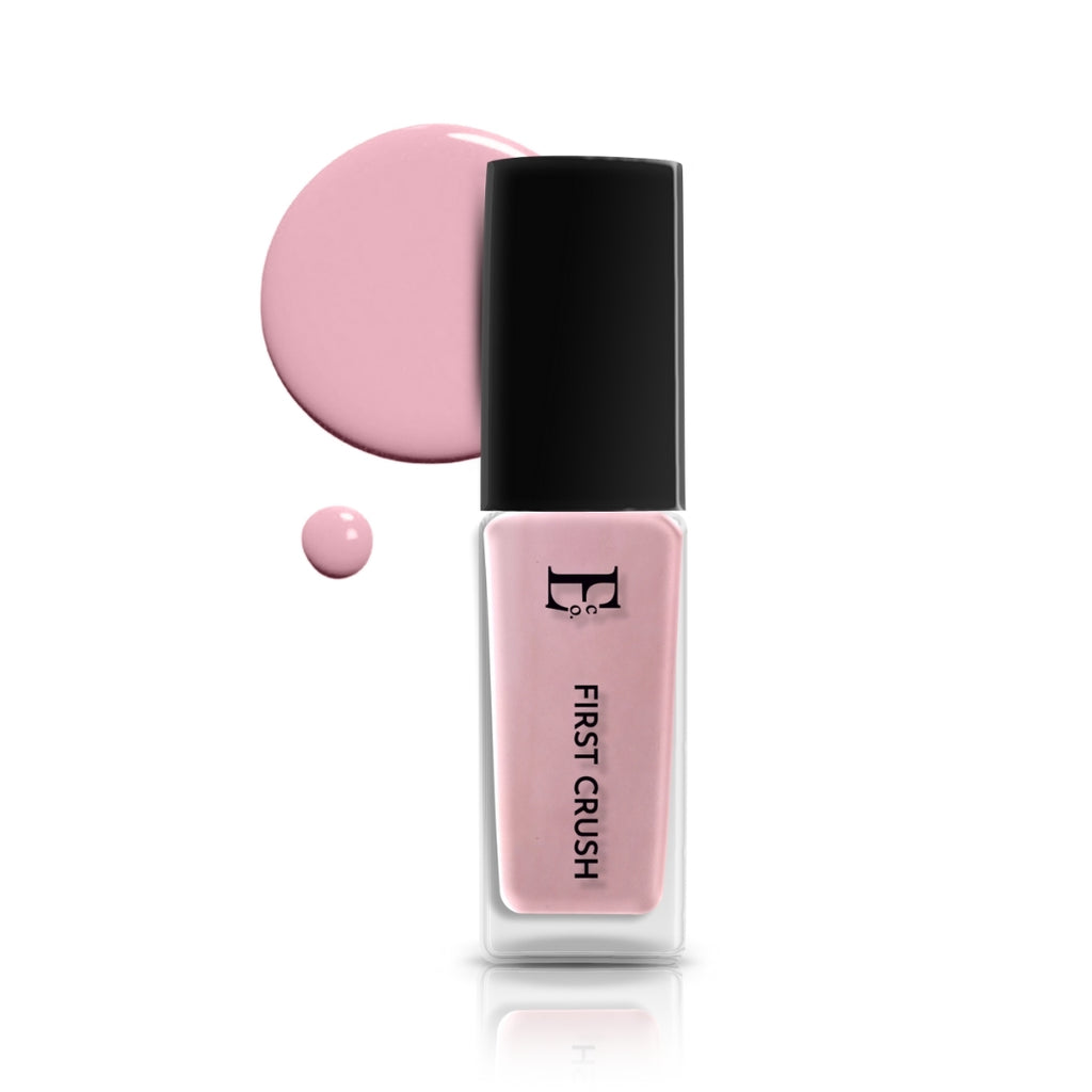 First Crush Vegan Pink Nail Polish – Chip-Resistant, Non-Yellowing, Matte Finish, Long-Lasting