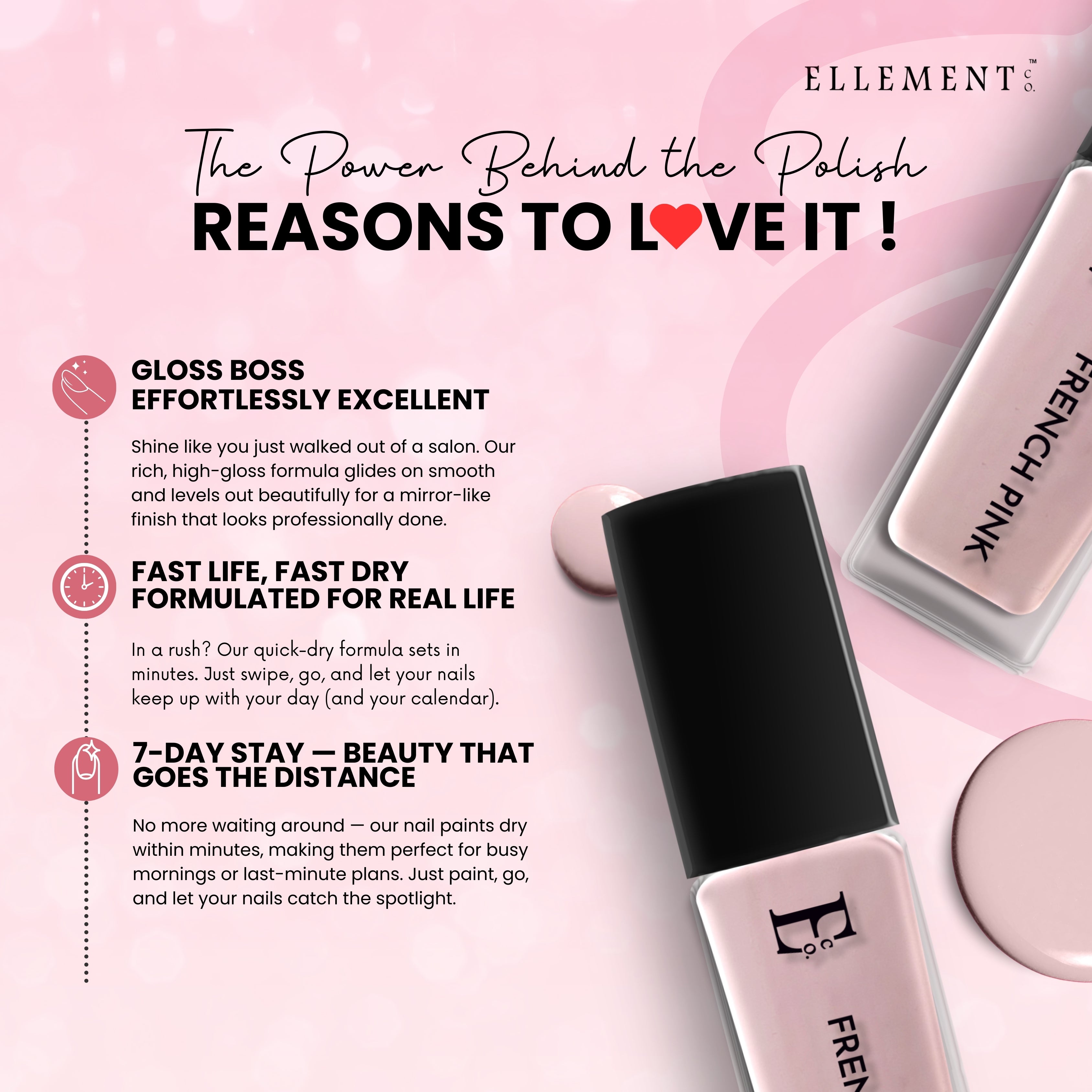 French Pink Vegan Nail Polish – Pastel Milky Pink, Chip-Resistant, Matte Finish, Long-Lasting, Salon Quality