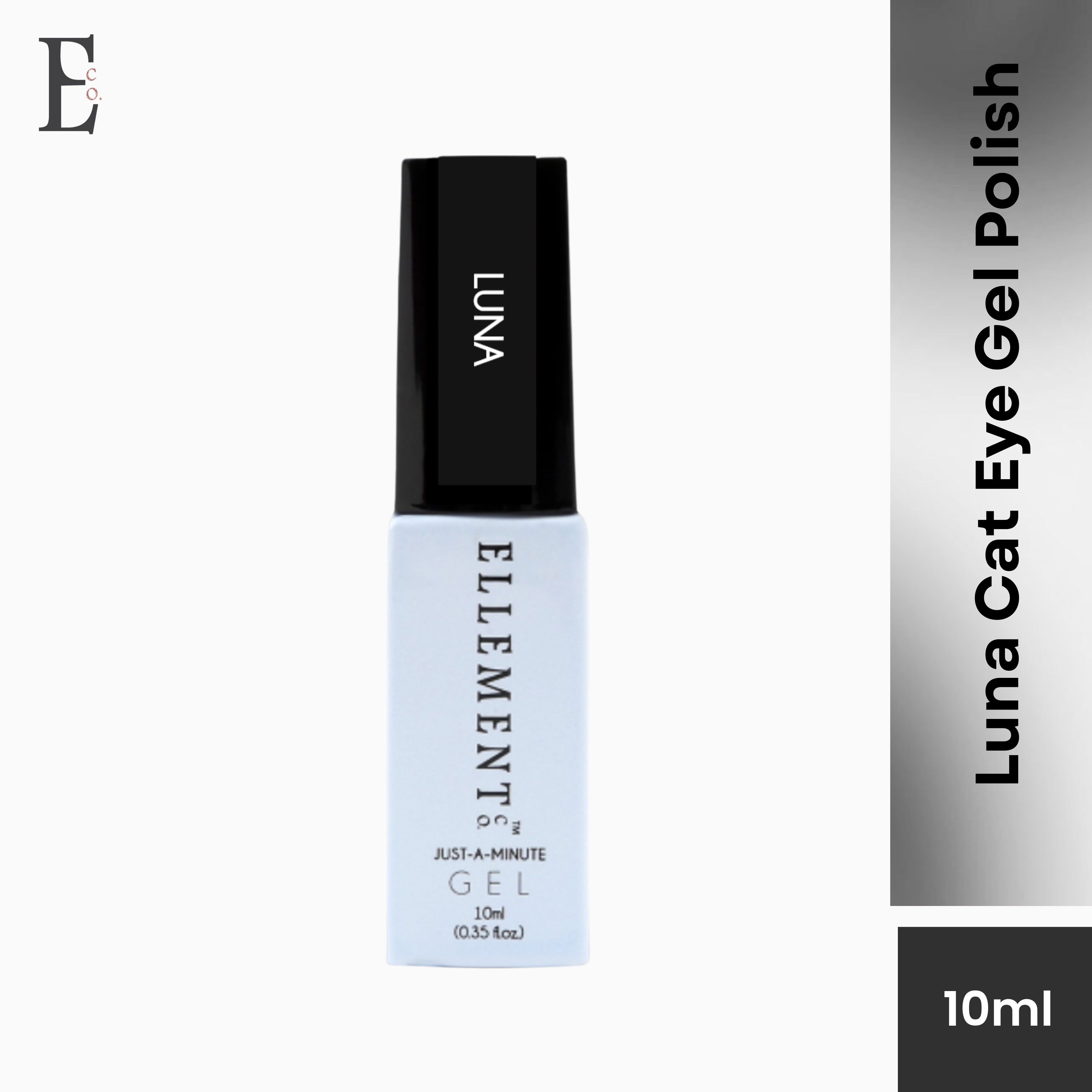 Luna Cat Eye Gel Polish – Copper-Brown with Silver Tint, Magnetic 3D Effect, Long-Lasting & Shiny